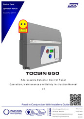 IGD TOC-650 Operation, Maintenance And Safety Instruction Manual