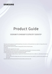 Samsung S32DG80 S Series Product Manual