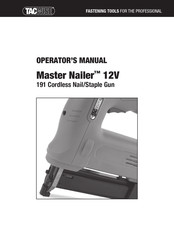 tacwise Master Nailer 12V 191 Operator's Manual