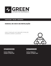 Green DS600031 Use And Installation  Manual