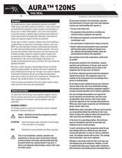 John Crane AURA 120NS Installation, Operation & Maintenance Instructions Manual