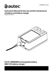 AUTEC MBC12V Instruction Manual For The Use And The Maintenance