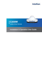 Intellian C200M Installation & Operation User Manual