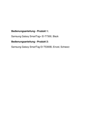 Samsung EI-T7300 User Manual