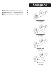 Hans Grohe Ecostat Fine 13326 0 Series Instructions For Use/Assembly Instructions