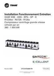 Trane SINTESIS EXCELLENT GVAF XPG Installation Manual