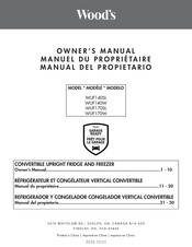 Wood’s WUF170W Addendum To Owner's Manual