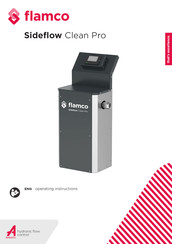 flamco Sideflow Clean Pro Operating Instructions Manual
