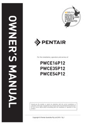 Pentair PWCE35P12 Owner's Manual