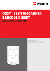 Würth ORSY 0961 900 580 Translation Of The Original Operating Instructions