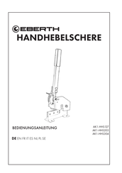 EBERTH AK1-HHS127 Operating Instructions Manual