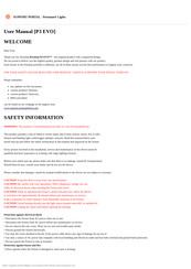 PORTMAN P3 EVO User Manual
