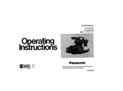 Panasonic S-VHS Movie AG-450 Operating Instructions Manual