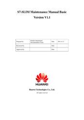 Huawei S7-SLIM Maintenance Manual