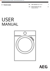 AEG T8DEC68S User Manual