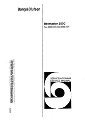 Bang & Olufsen Beomaster 3500 Service Manual