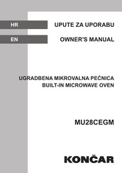 Koncar MU28CEGM Owner's Manual
