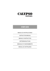 Calypso Watches IKM1209 Instruction Manual