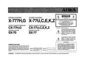 Aiwa CX-77H Owner's Record