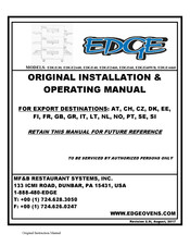 Edge EDGE40 Original Installation & Operating Manual