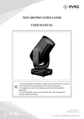 IMG LIGHTING NEO 400 PRO GOBO LASER User Manual