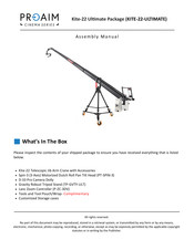 PROAIM KITE-22-ULTIMATE Assembly Manual