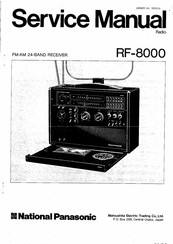 Panasonic RF-8000 Service Manual