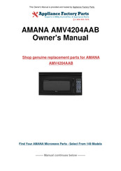 Maytag Amana AMV4204AAB Use & Care Manual
