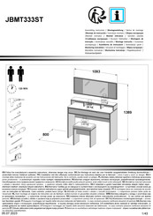 Forte JBMT333ST Assembling Instruction