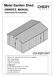 Chery CG-K2013AT Owner's Manual