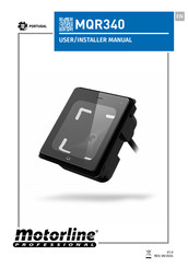 Motorline professional MQR340 User& Installer's Manual
