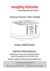 Morphy Richards Essence Scandi MREST44CB Instruction Manual