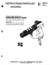 Graco metric 217-081 Instructions Manual