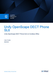 Mitel Unify OpenScape SL6 User Manual
