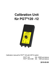 Wolfgang Warmbier PGT 120 Calibration Manual