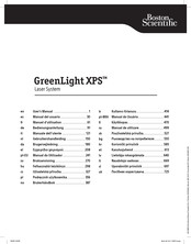 Boston Scientific GreenLight XPS User Manual