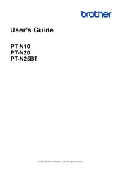 Brother PT-N20 User Manual