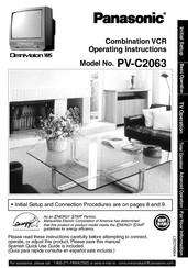 Panasonic PV-C2063 Operating Instructions Manual