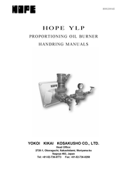 YOKOI KIKAI KOSAKUSHO HOPE YLP-5 Manual