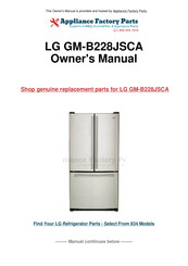 LG GM-B228JSCA Service Manual