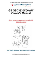 GE GSD3310 Owner's Manual