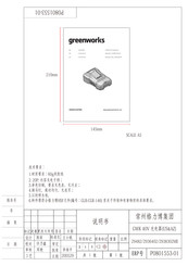 Greenworks 29482/CAF806 Operator's Manual