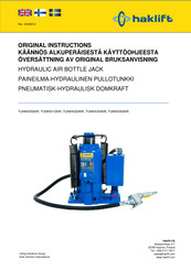 Haklift TUNKKI20AIR Original Instructions Manual