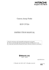 Hitachi EUP-CV724 Instruction Manual