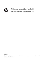 HP Pro SFF 400 G9 Maintenance And Service Manual