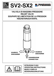 Pratissoli SV2 Operating Instructions Manual