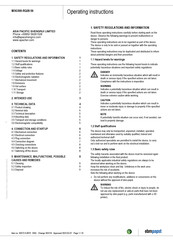 ebm-papst W3G300-RQ28-56 Operating Instructions Manual