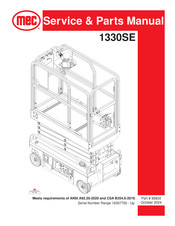 Mec 1330SE Service & Parts Manual