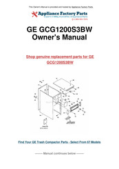 GE GCG1230 Use And Care Manual