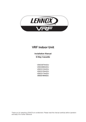 Lennox VE8C012N432U Installation Manual